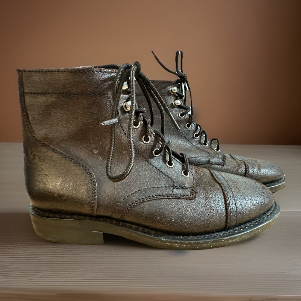 Thursday Everyday Boot Co Captain Brown Leather Ankle Boots Men's Sz 8 Canyon